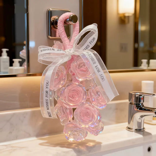 Handmade rose-scented soap