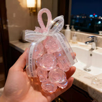 Handmade rose-scented soap