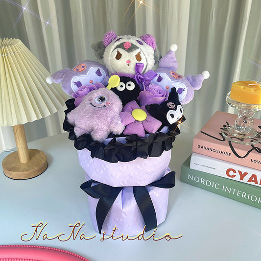 Cinnamon dog Kuromi Pacha dog Melody doll bouquet