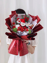 Santa Claus Doll Mix and Match Bouquet