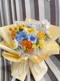 Handwoven Thai Rose Mix and Match Bouquet