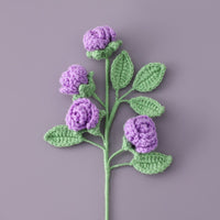 Crocheted Multi-Headed Rose