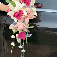 Crocheted Cascade Bouquet