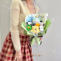 Cinnamon dog Kuromi Pacha dog Melody doll bouquet