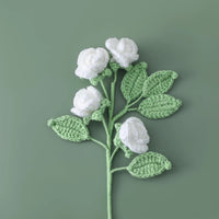 Crocheted Multi-Headed Rose