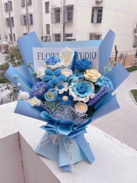 Handwoven Thai Rose Mix and Match Bouquet