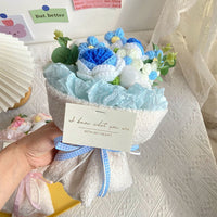 Handmade Knitted Flowers Bouquet