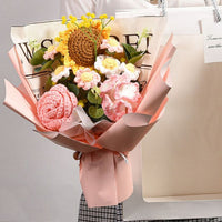 Handmade Knitted Sunflower Bouquet