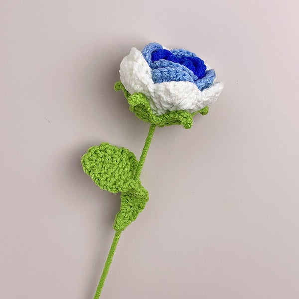 Handmade Roses Crochet Flower Knitted Flower