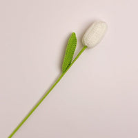 Handmade Tulip Crochet Flower Knitted Flower