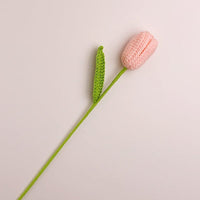 Handmade Tulip Crochet Flower Knitted Flower
