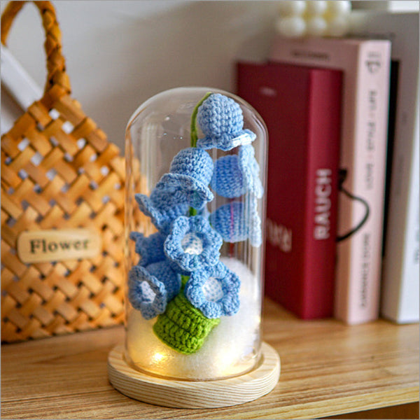 Lily of Valley Lamp , Crochet Night Lamp, Lily of Valley Night