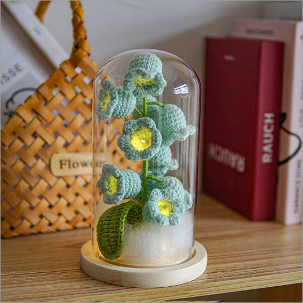 Lily of the Valley Flower Night Lights handmade Crochet