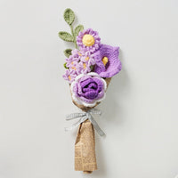 Handmade Knitted Rose Bouquet