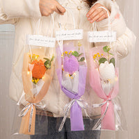 Handmade Knitted Tulip Carnation Bouquet