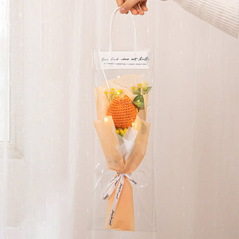 compare product Handmade Knitted Tulip Carnation Bouquet