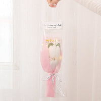 Handmade Knitted Tulip Carnation Bouquet