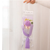 Handmade Knitted Tulip Carnation Bouquet