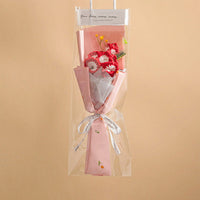 Handmade Knitted Tulip Carnation Bouquet