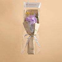 Handmade Knitted Tulip Carnation Bouquet