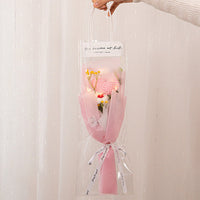 Handmade Knitted Tulip Carnation Bouquet