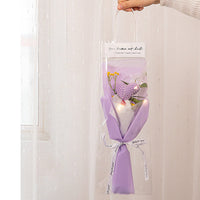 Handmade Knitted Tulip Carnation Bouquet