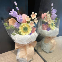 Pipe Cleaner Flowers Bouquet Handmade Twist Stick Bouquet