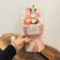 Pipe Cleaner Flowers Bouquet Handmade Twist Stick Bouquet