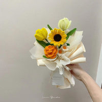 Pipe Cleaner Flowers Bouquet Handmade Twist Stick Bouquet
