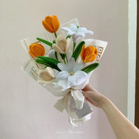 Pipe Cleaner Flowers Bouquet Handmade Twist Stick Bouquet