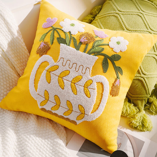 Fresh and simple style throw pillow