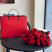 Handmade rose flower blanket - Gift box packaging