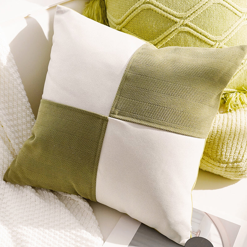 Fresh and simple style throw pillow