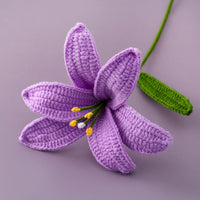 Hand crocheted lilies