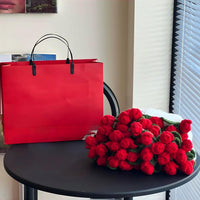 Handmade rose flower blanket - Gift box packaging