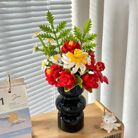 Building block bouquet + vase