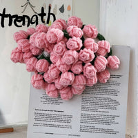 Handmade rose flower blanket - Gift box packaging