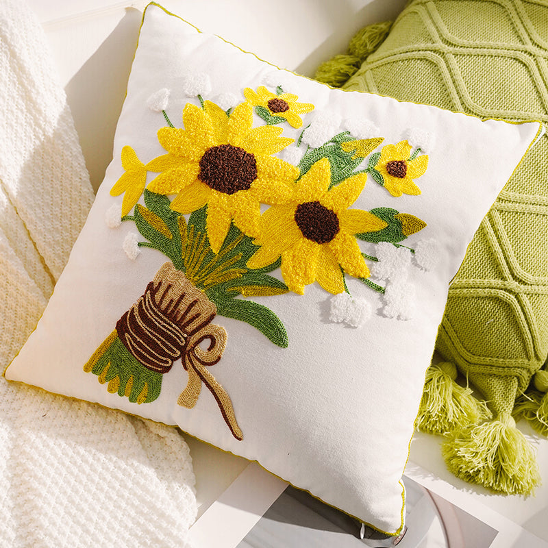 Fresh and simple style throw pillow