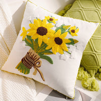 Fresh and simple style throw pillow