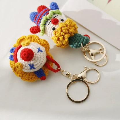 Knitted Clown Pendant