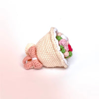 Reversible Flower Bouquet and Bride Amigurumi